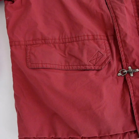 Vintage Bound for Peyton Red  Utility Nautical with Hidden Hood Jacket - Picture 10 of 14
